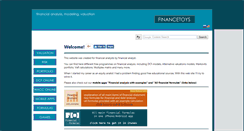 Desktop Screenshot of financetoys.com